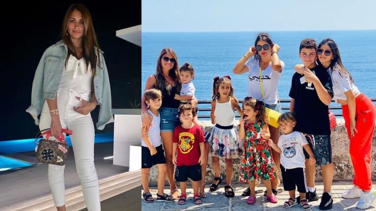 Antonella disfrutó con sus amigas de un paseo por Mónaco.