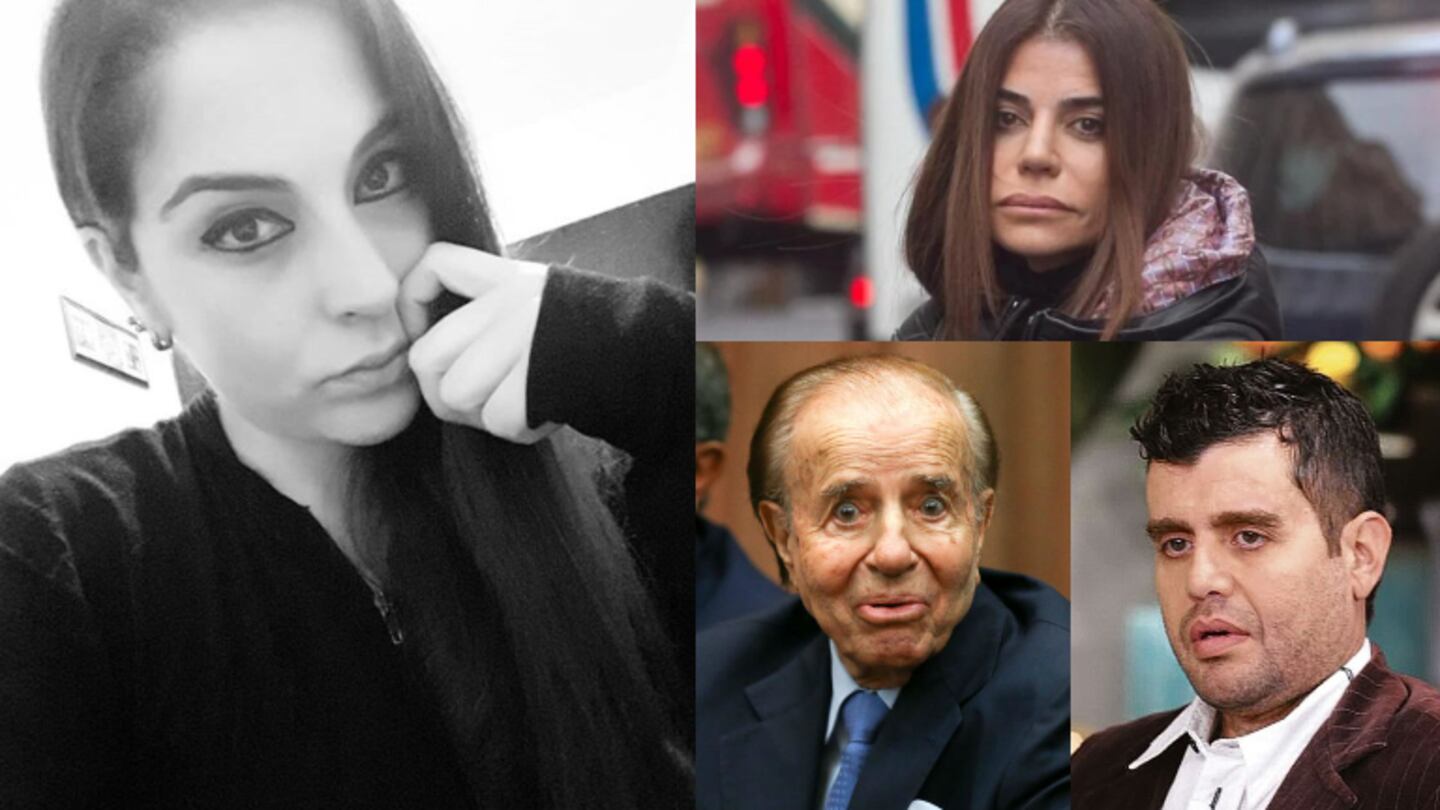 Antonella "escrachó" al expresidente y a sus hijos. 