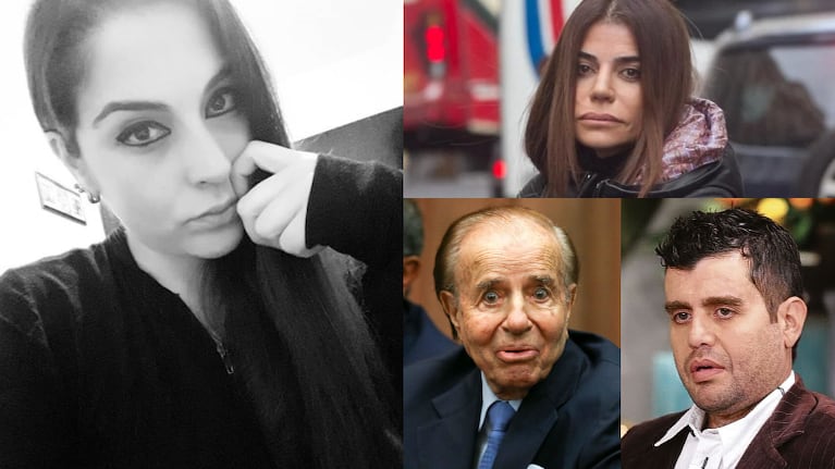 Antonella "escrachó" al expresidente y a sus hijos.