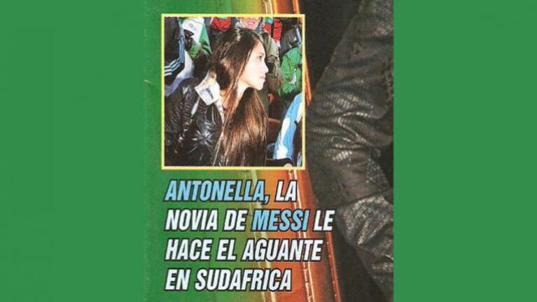 Antonella, la novia de Messi le hace el aguante en Sudáfrica