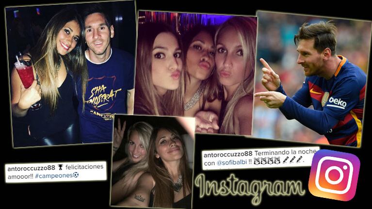 Antonella Roccuzzo, una diosa botinera de festejo junto a Lionel Messi. (Foto: Instagram)