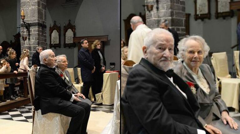 Antonia Gottifredi y Giovanni Molinari el día de su boda. (Foto: web)