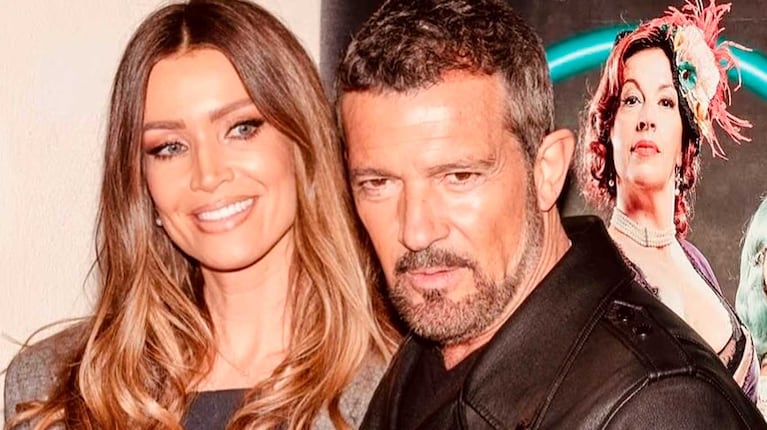 Antonio Banderas con su esposa Nicole Kimpel (Foto: Instagram @nickykim2807)