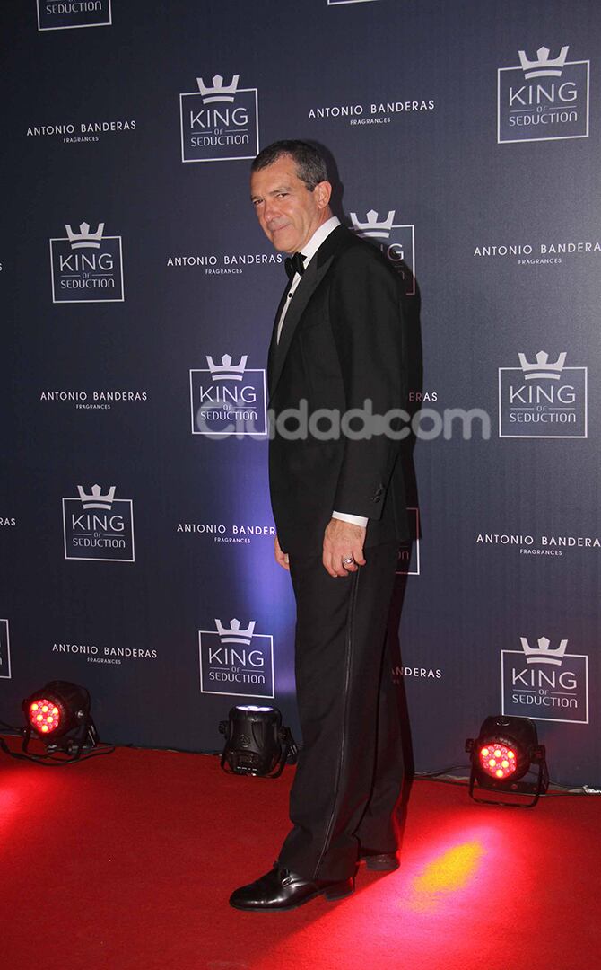 Antonio Banderas en su gala en Buenos Aires. (Foto: Movilpress)