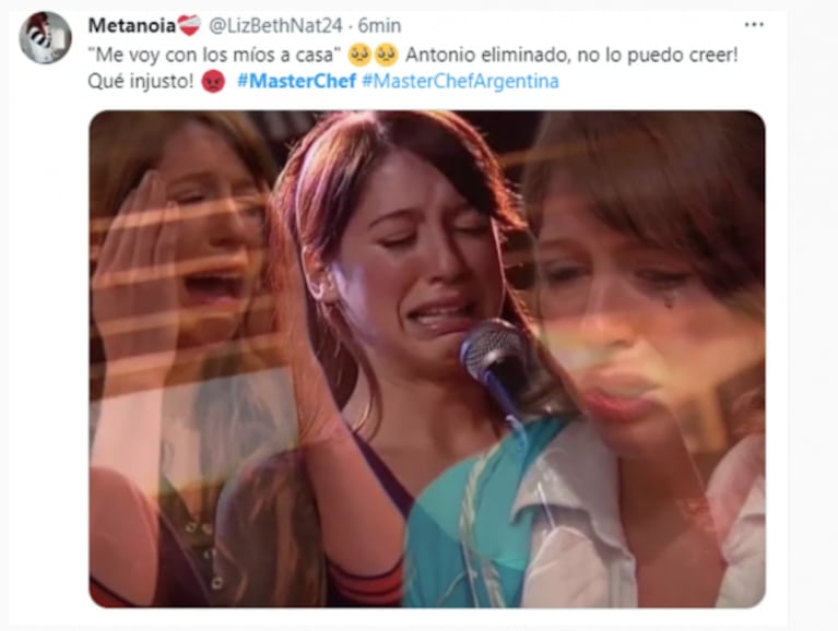 Antonio fue eliminado de MasterChef y estallaron los memes en las redes