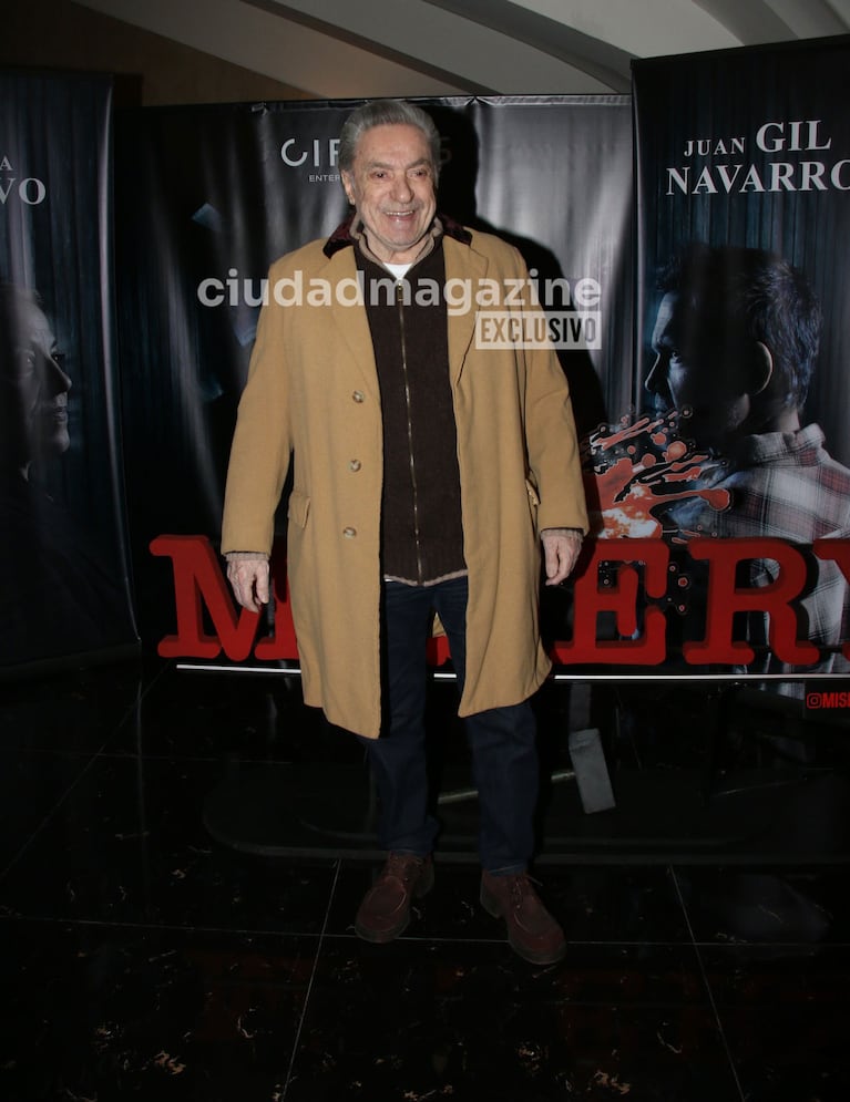 Antonio Grimau en la función de prensa de Misery. (Foto: Movilpress)