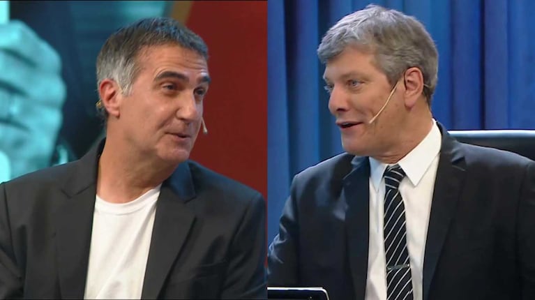 Antonio Laje y Mario Pergolini (Fotos: eltrece)
