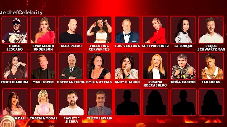 Anunciaron a los nuevos participantes de MasterChef Celebrity (Foto: captura Telefe)