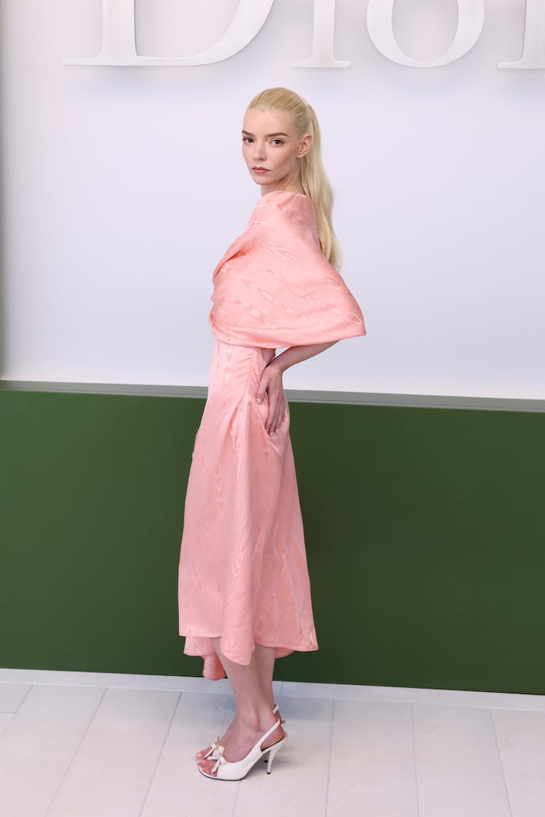 Anya Taylor-Joy en la Semana de la Moda Femenina en París Otoño/Invierno 2026 (Foto: AP).