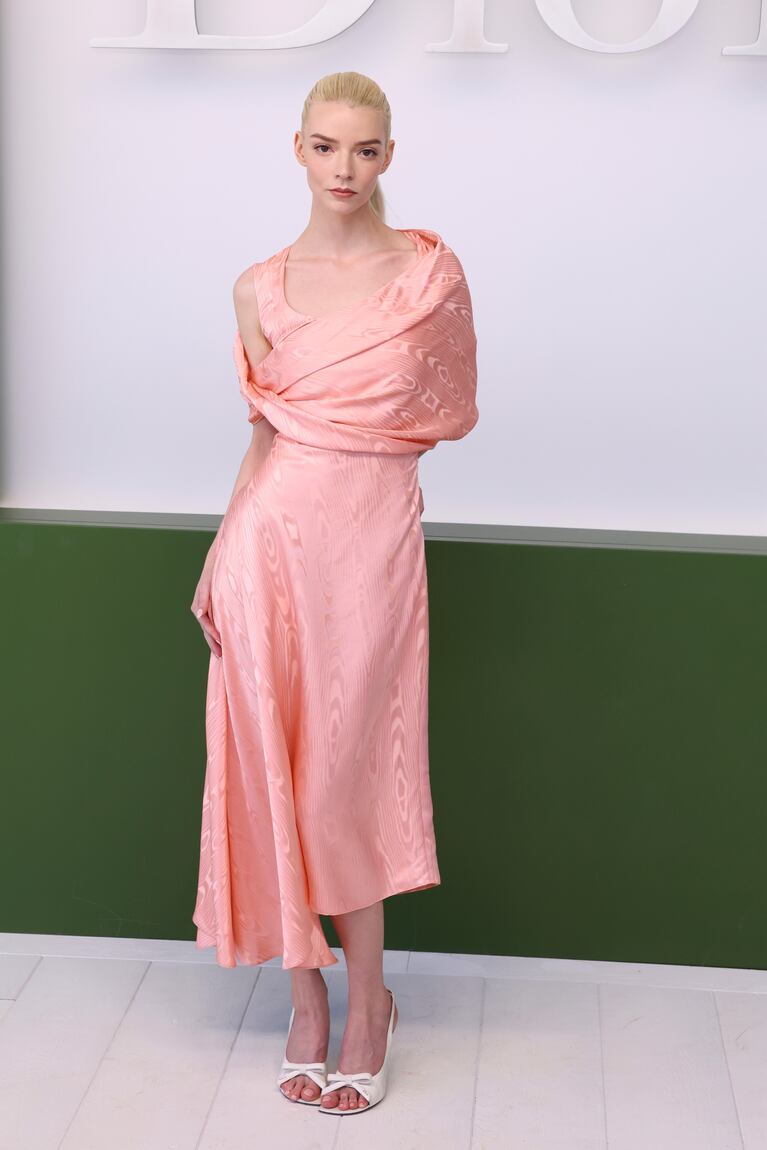 Anya Taylor-Joy en la Semana de la Moda Femenina en París Otoño/Invierno 2026 (Foto: AP).