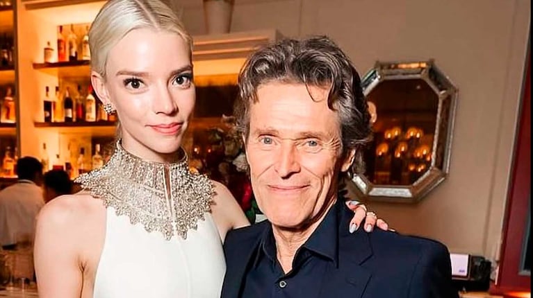 Anya Taylor-Joy y Willem Dafoe (Foto: Instagram @willemdafoe)