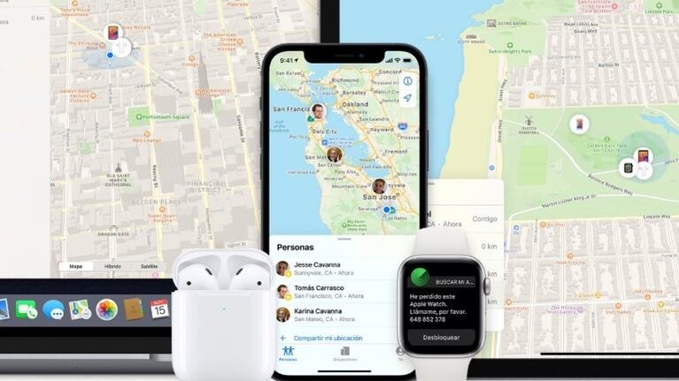 Apple abre la red de su app Buscar a las pruebas con accesorios de terceros. Foto:DPA.