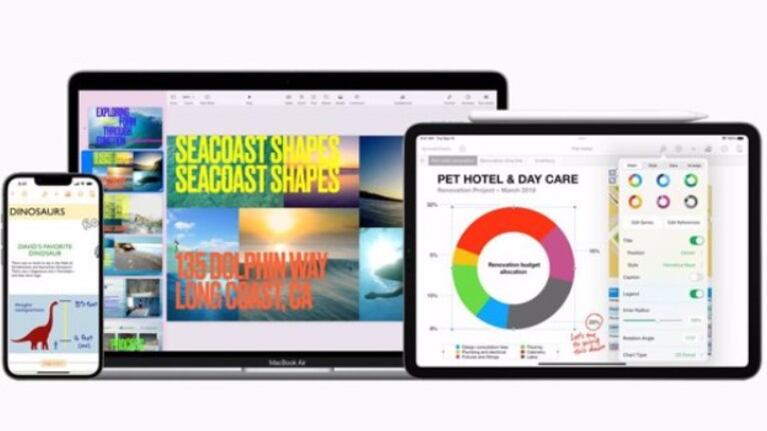 Apple lanza nuevas prestaciones de Keynote, Pages y Numbers para hacer presentaciones y documentos a distancia