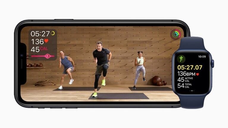  Apple lanzará su servicio de ejercicio Apple Fitness+ el 14 de diciembre. Foto: DPA.