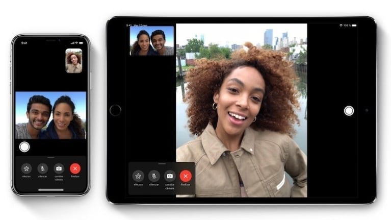 Apple mejora la calidad de las videollamadas con FaceTime en los iPhone 8 y posteriores. Foto: DPA.