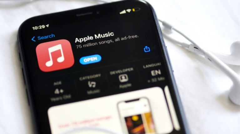 Apple Music para Android incorpora el audio espacial y sin pérdida. Foto: Bloomberg.