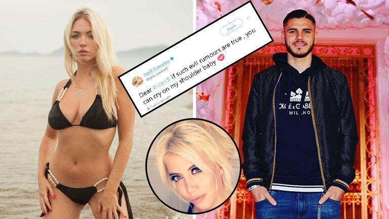 April Summers volvió a la carga en su seducción a Mauro Icardi. (Foto: Instagram)
