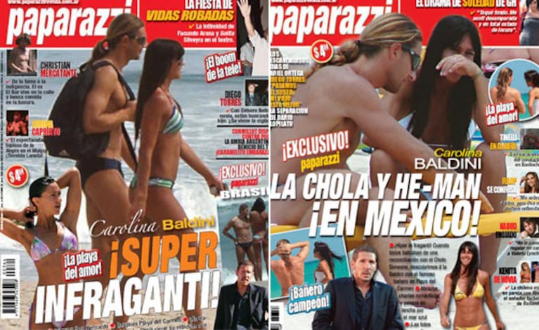 Aquellas tapas de Paparazzi de Carolina Baldini y Fabián Orlovsky.