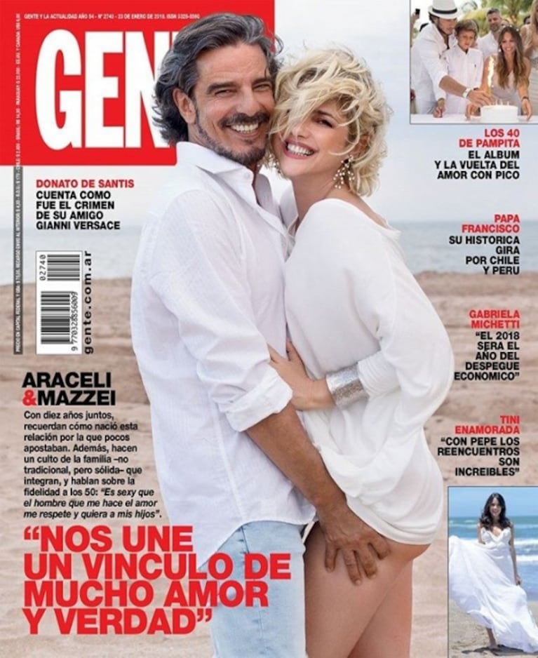 Araceli González, a corazón abierto sobre su relación con Fabián Mazzei: "Es sexy que el hombre que me hace el amor me respete y ame a mis hijos"
