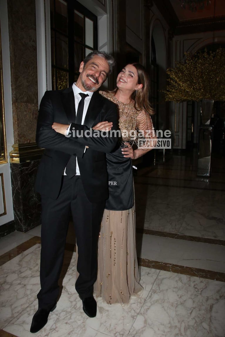 Araceli González y Fabián Mazzei (Foto: Movilpress)
