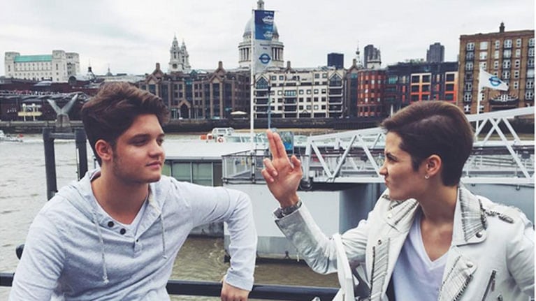 Araceli González y su familia, de rotation por Europa (Fotos: Instagram).
