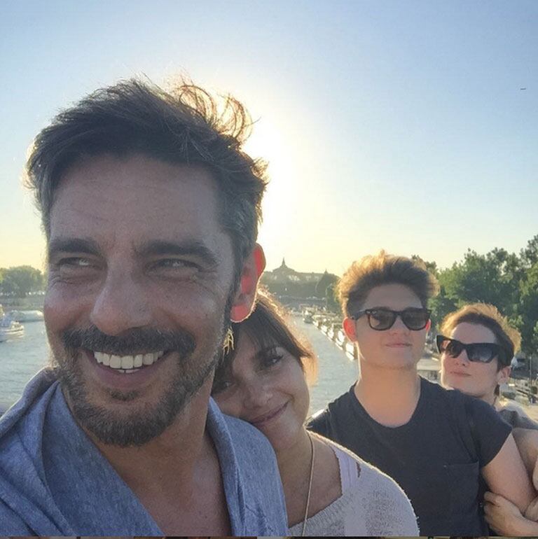 Araceli González y su familia, de rotation por Europa (Fotos: Instagram). 