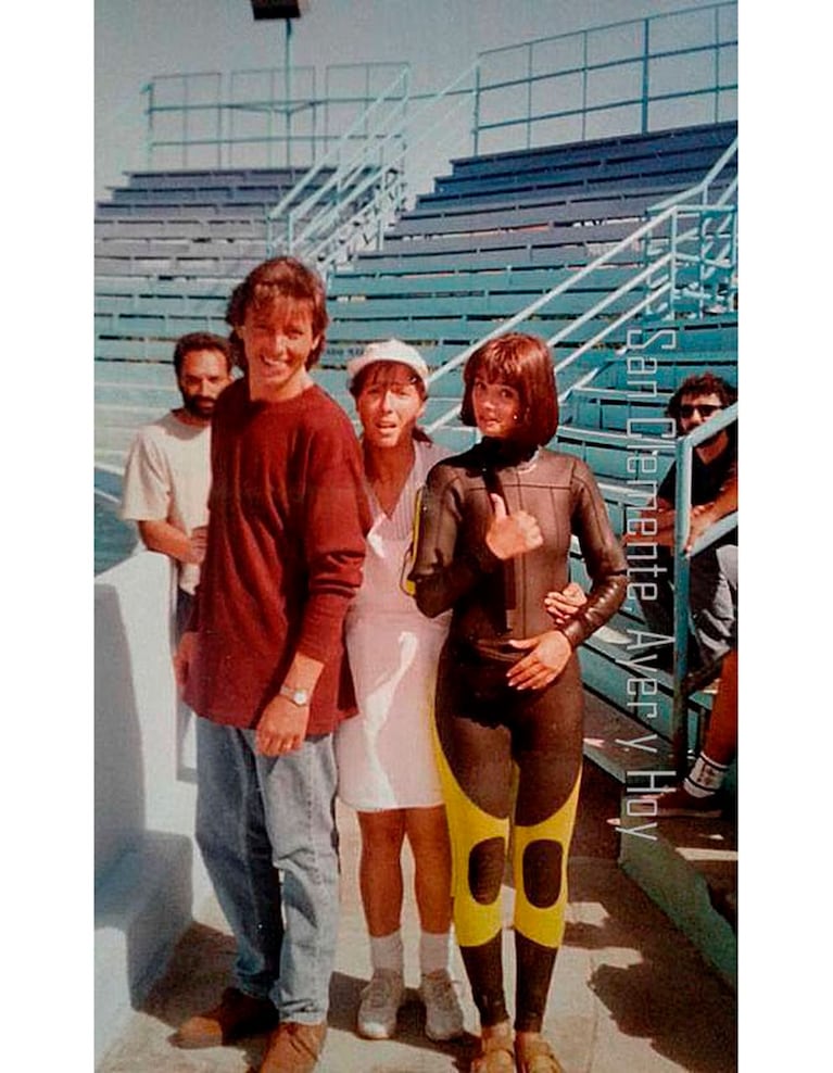 Aranceli González y Gustavo Bermúdez en Nano (Foto: web)