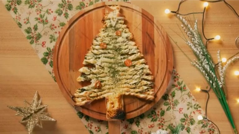 Árbol navideño de queso y espinaca: la receta ideal para sorprender en las fiestas
