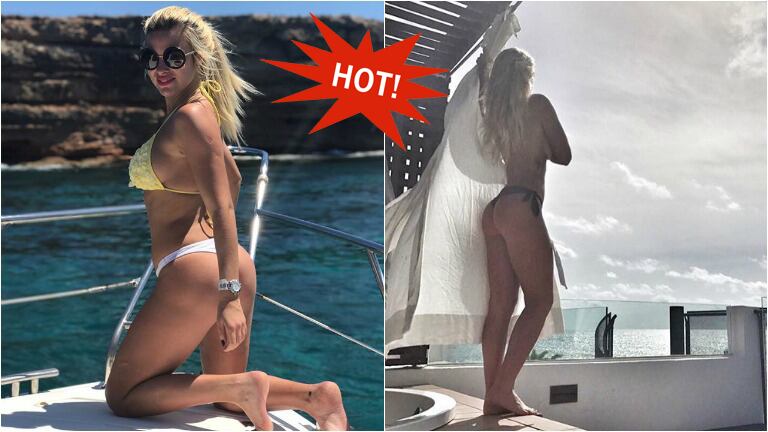 ¡Arena y sol! Ailén Bechara, una diosa en bikini en las playas de Ibiza: "Verano europeo"