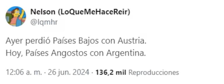 Argentina le ganó 1 a 0 a Chile en la Copa América y estallaron los memes en X (Twitter).
