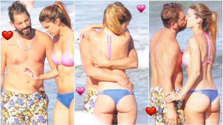 Ariel Diwan, enamorado en Punta del Este junto a su novia, Eva Acebal (Fotos: revista Paparazzi)