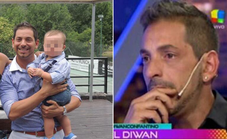 Ariel Diwan se reencontró con su hijo (Foto: Web)