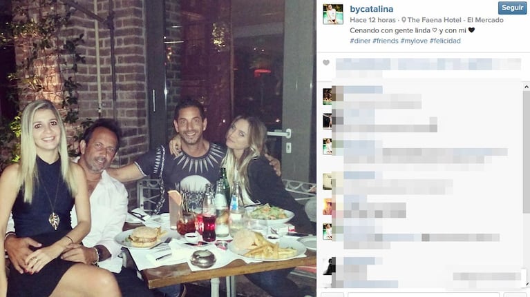 Ariel Diwan y Catalina Artusi, juntos. (Foto: Instagram)