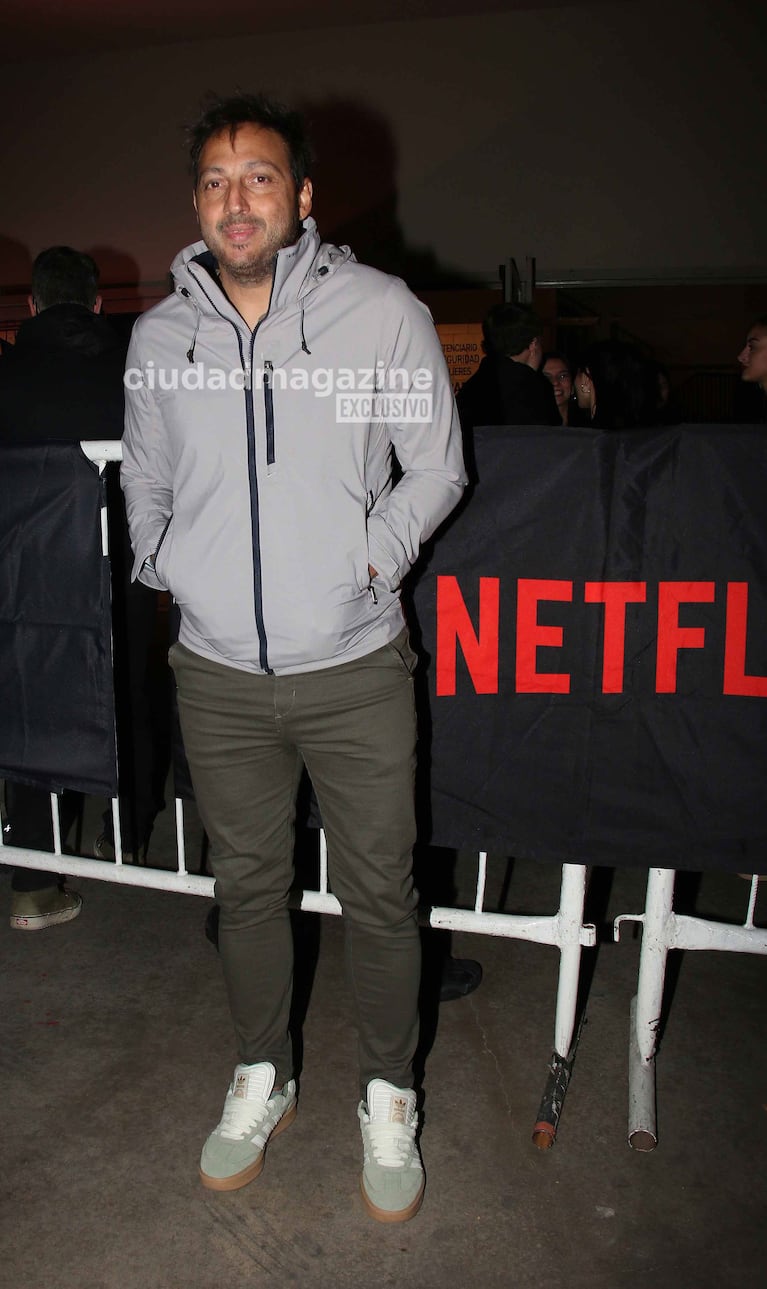 Ariel Staltari en el estreno de En el Barro (Foto: Movilpress).