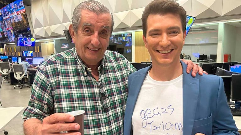 Ariel Tarico con El Negro Álvarez (Foto: gentileza de Ariel Tarico)