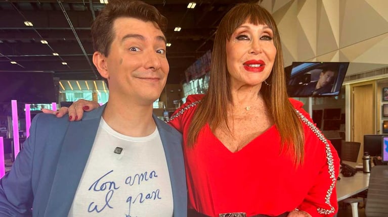 Ariel Tarico con Moria Casán (Foto: gentileza de Ariel Tarico)