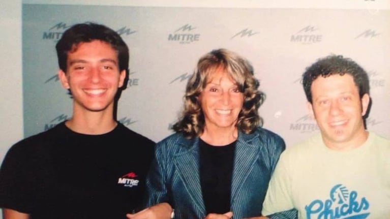 Ariel Tarico y David Rotemberg con Magdalena Ruíz Guiñazú (Fotos: Instagram @davidrotemberg)