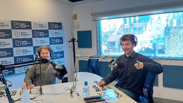 Ariel Tarico y David Rotemberg en su nueva etapa en Radio Mitre (Fotos: Instagram @davidrotemberg)