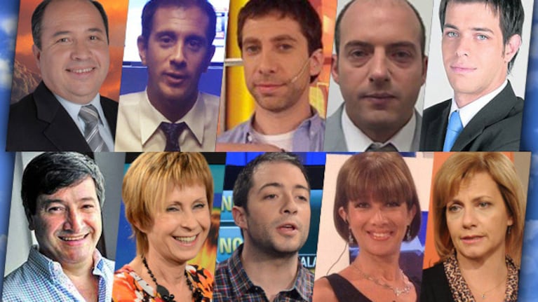 Arriba: Mauricio Saldívar, Matías Bertolotti, Daniel Roggiano, Fernando Confessore y José Bianco. Abajo: Daniel
