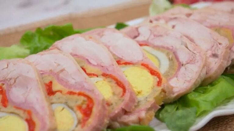 Arrollado de pollo: receta simple, paso a paso 