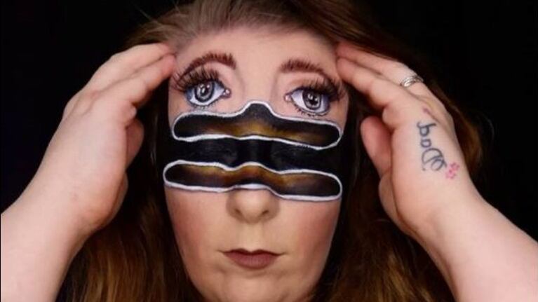 Artista del maquillaje crea ilusiones ópticas capaces de confundir tu mente