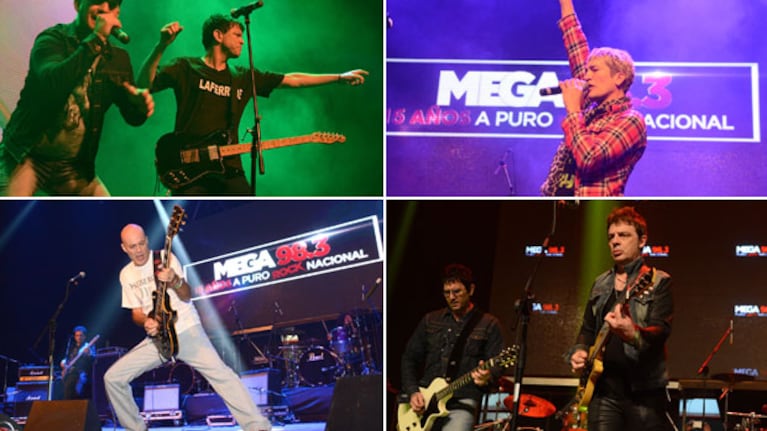 Artistas en el cumpleaños de Mega 98.3 (Foto: Nacho Gatto)
