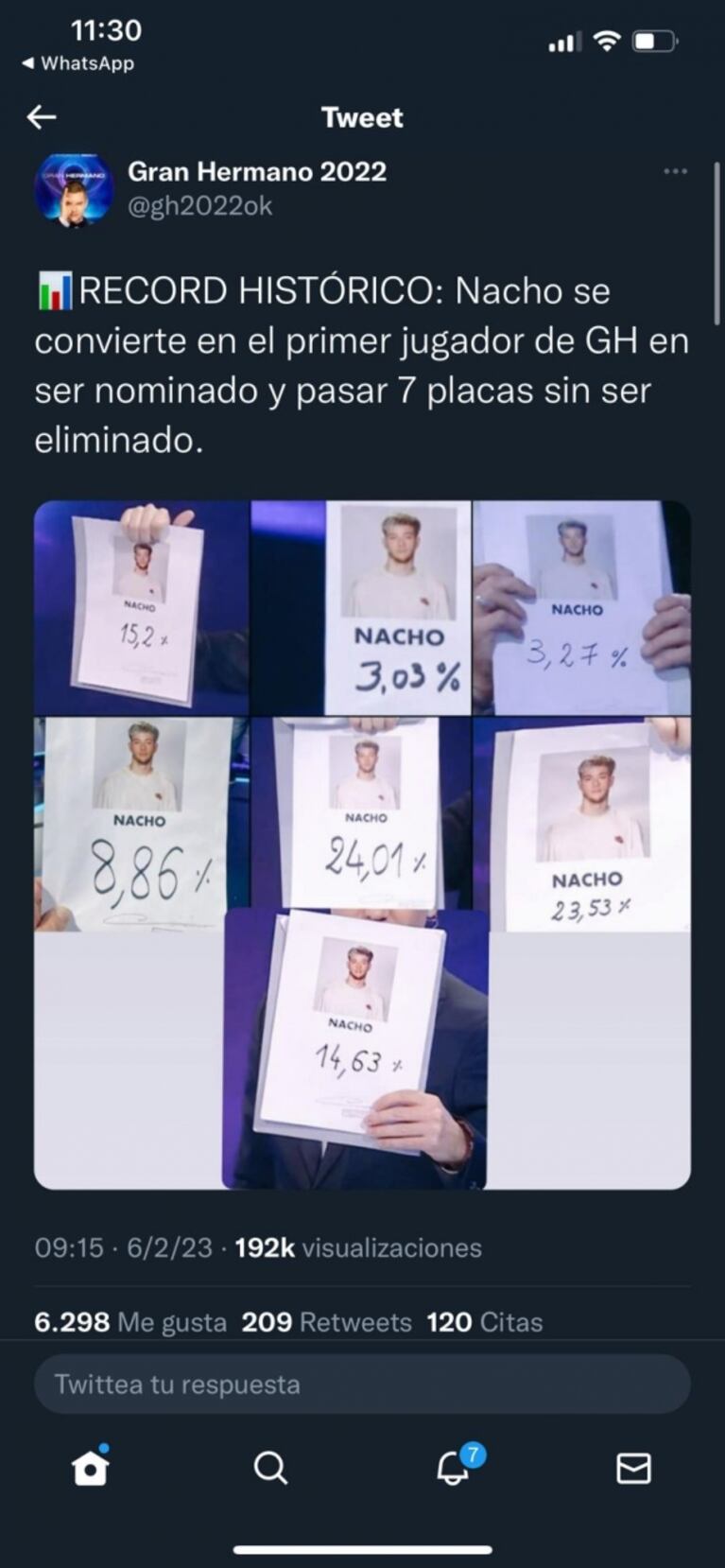 Aseguran que Nacho Castañares batió un récord histórico en Gran Hermano y estallaron las redes