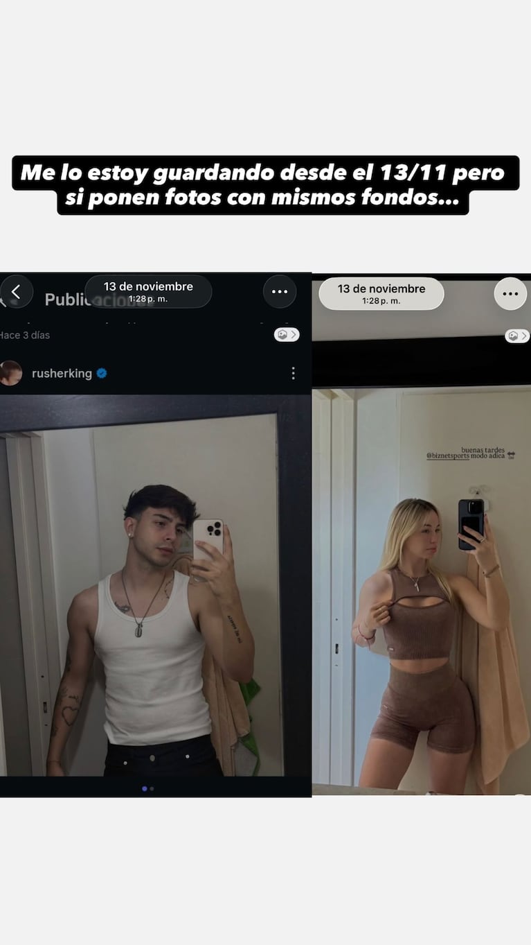 Aseguran que Rusherking está saliendo con una azafata de Guido Kaczka. Crédito: Instagram