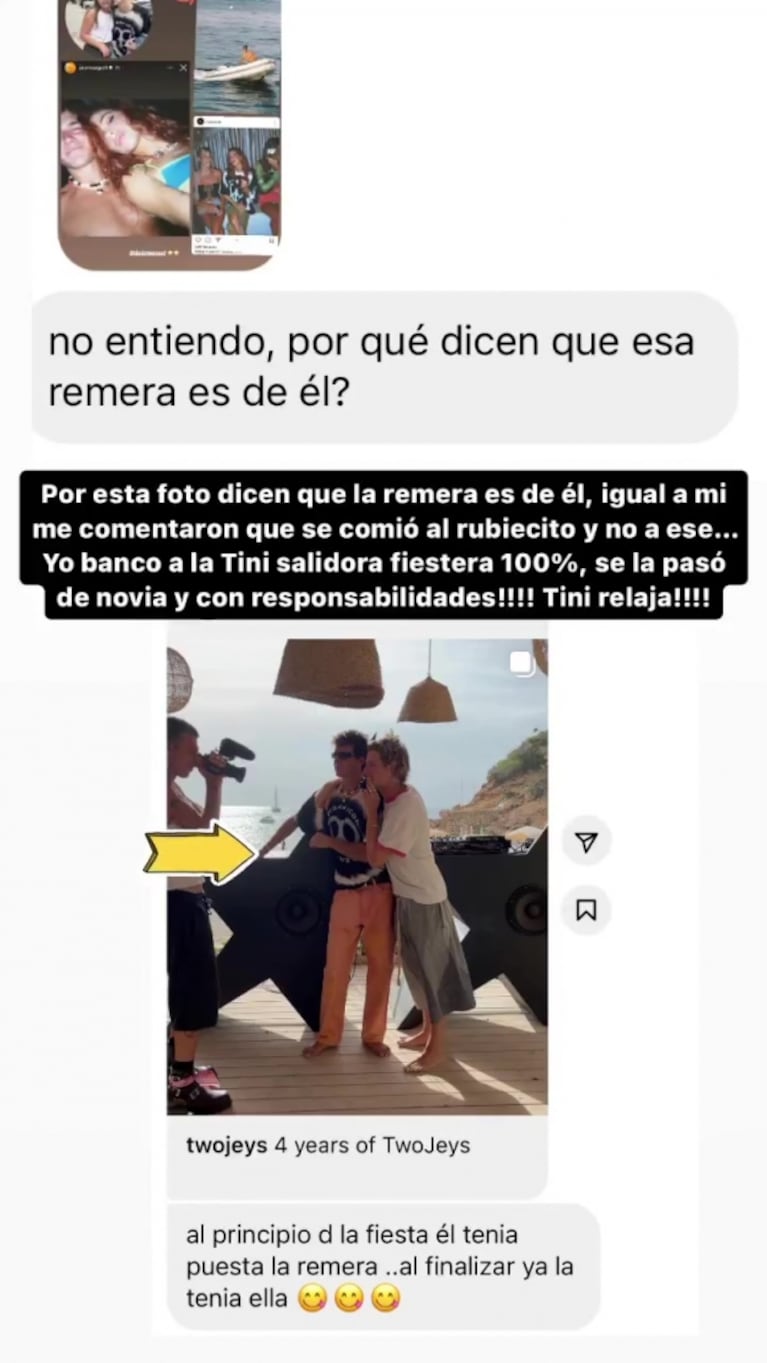Aseguran que Tini Stoessel estaría saliendo con el modelo español Biel Juste: "¡Toda la onda!"