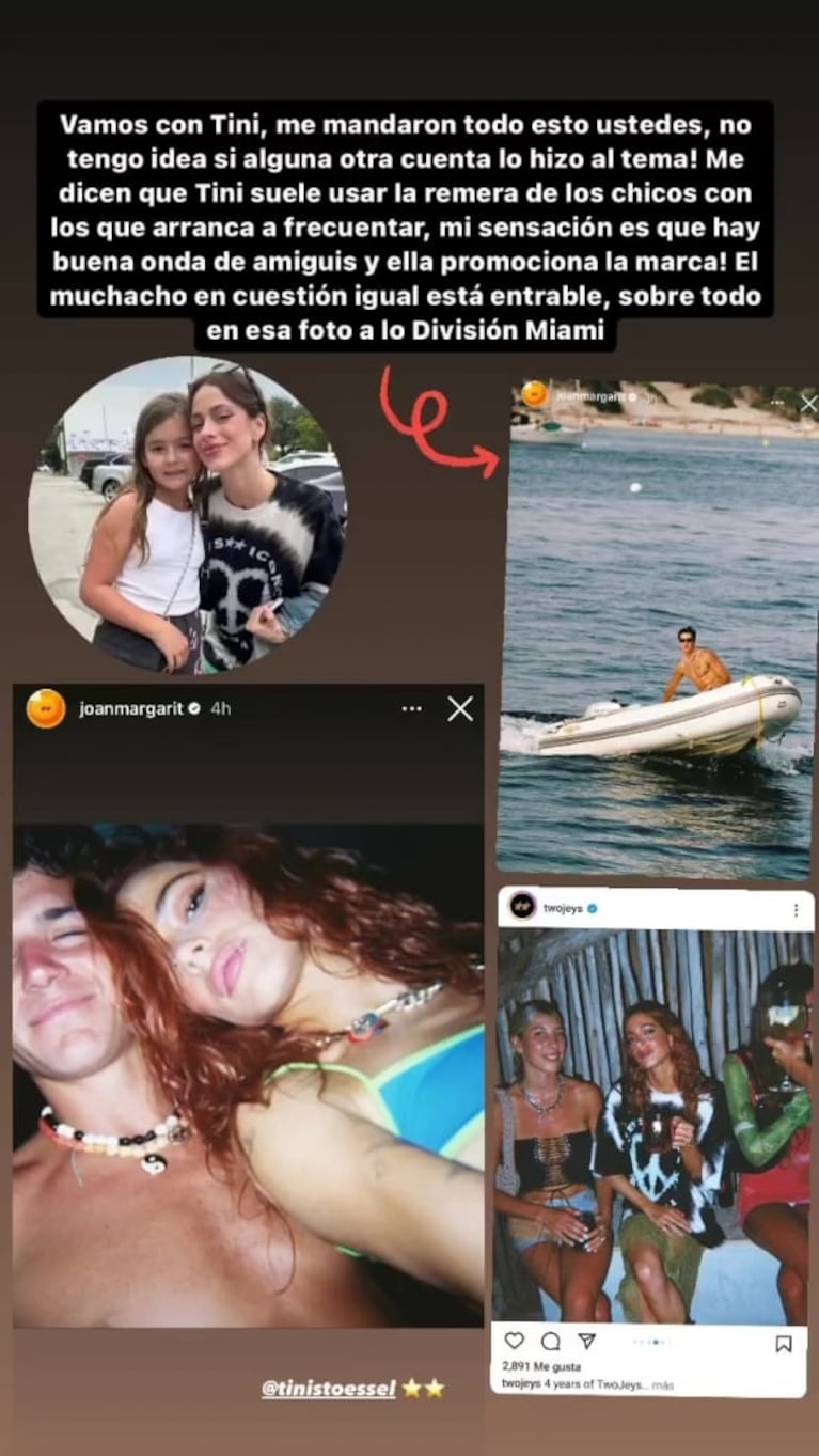 Aseguran que Tini Stoessel estaría saliendo con el modelo español Biel Juste: "¡Toda la onda!"