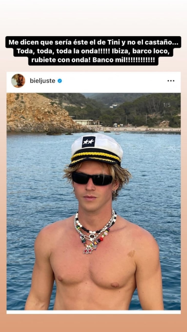 Aseguran que Tini Stoessel estaría saliendo con el modelo español Biel Juste: "¡Toda la onda!"
