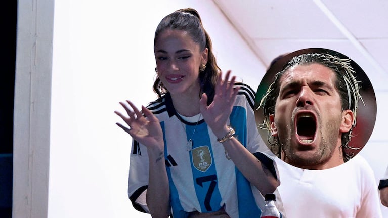 Así acompañó Tini Stoessel a Rodrigo de Paul en el partido contra Argelia: el video