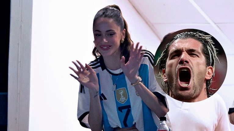Así acompañó Tini Stoessel a Rodrigo de Paul en el partido contra Argelia: el video