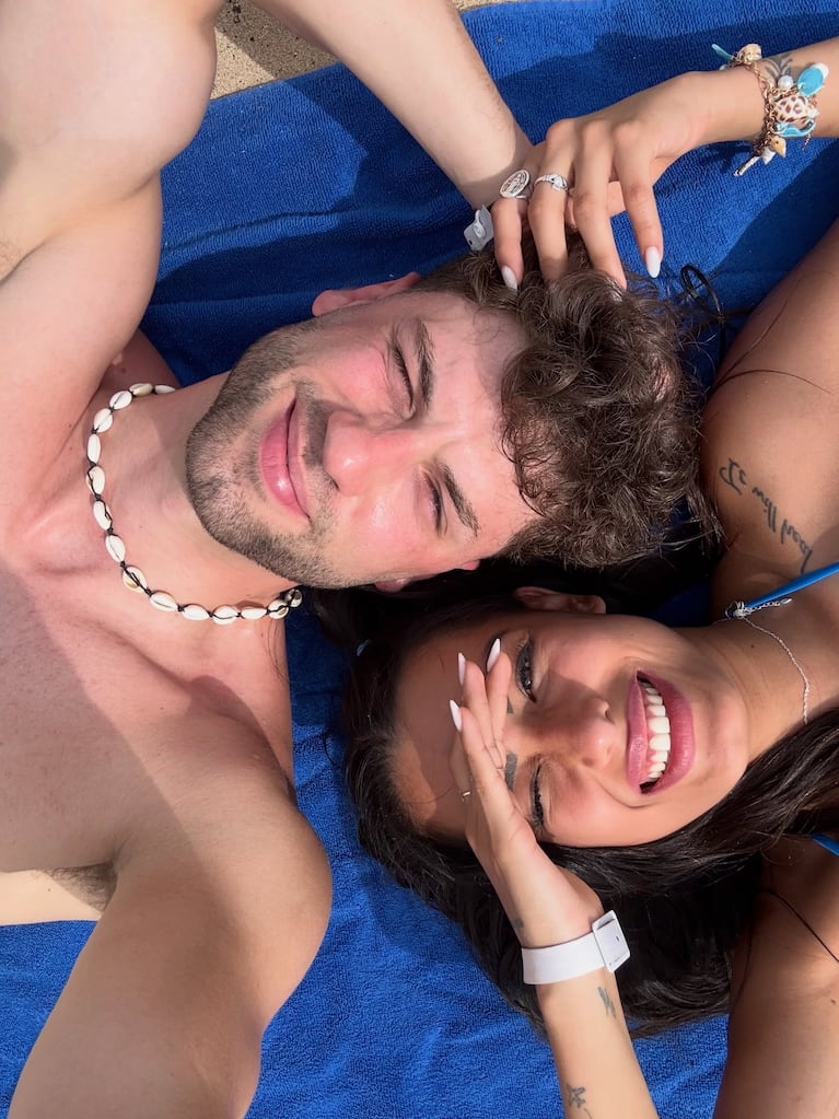 Así blanquearon su amor Luz y Tato (Fotos de Instagram)